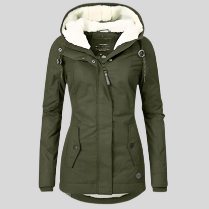 Women's Waterproof Rain Jacket Hooded Outdoor Coat 4