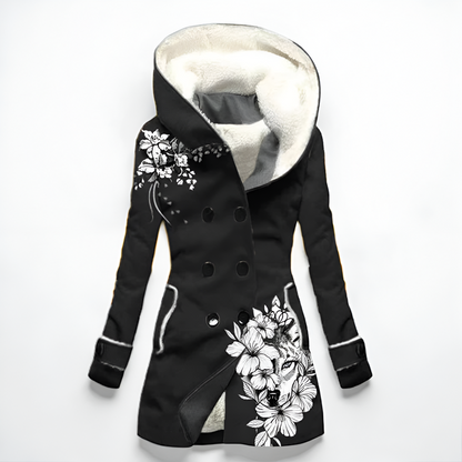 Women's Winter Coat Double-Breasted Eco-Friendly Warmth 4