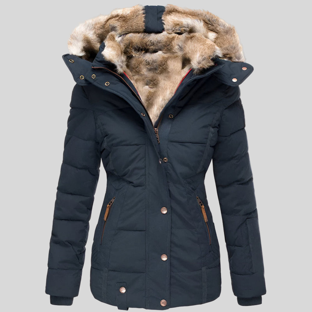 Women's Winter Coats Puffer Jacket Slim Fit Hooded Style 11
