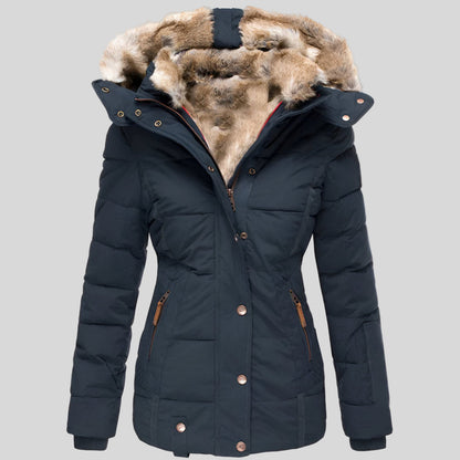 Women's Winter Coats Puffer Jacket Slim Fit Hooded Style 11
