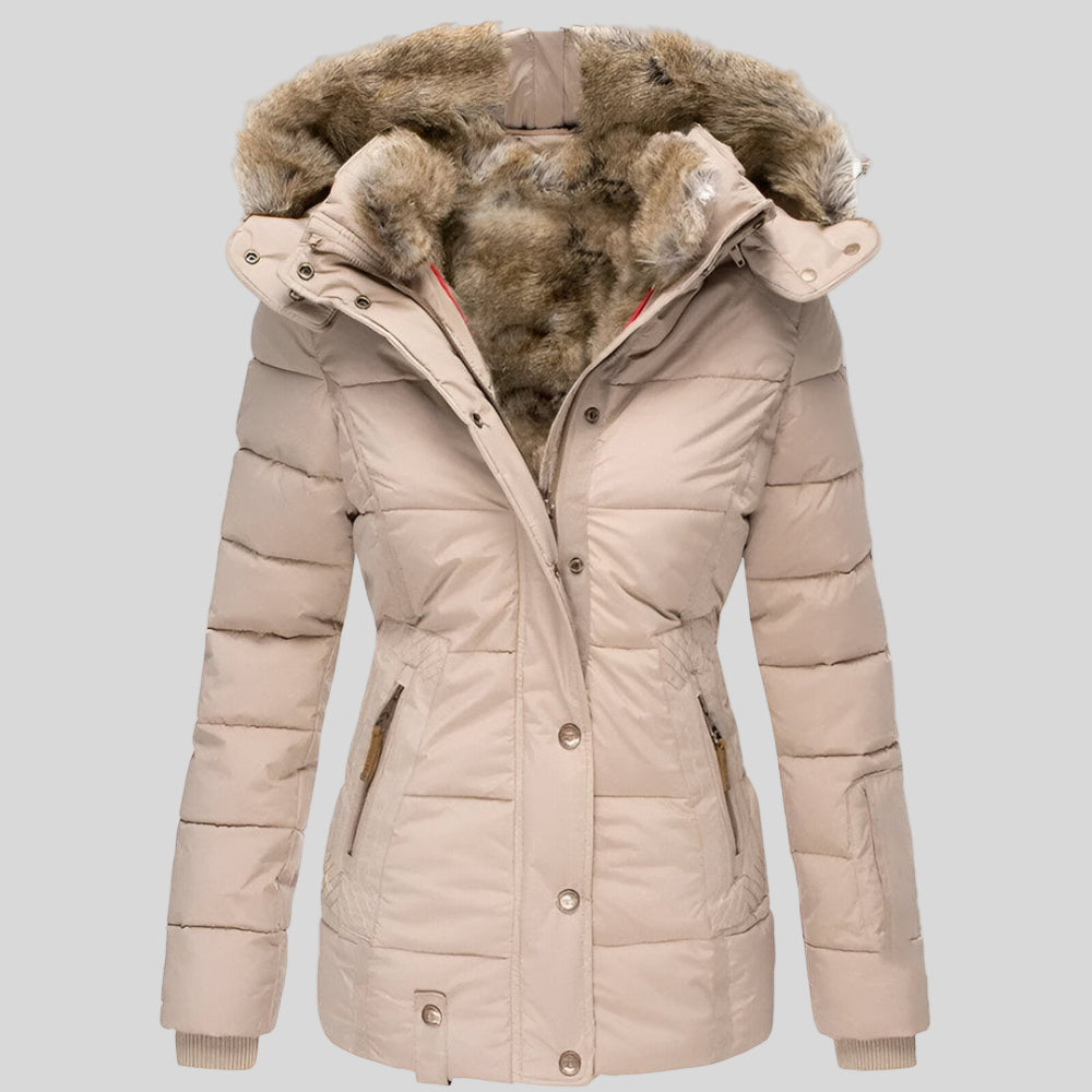 Women's Winter Coats Puffer Jacket Slim Fit Hooded Style 12