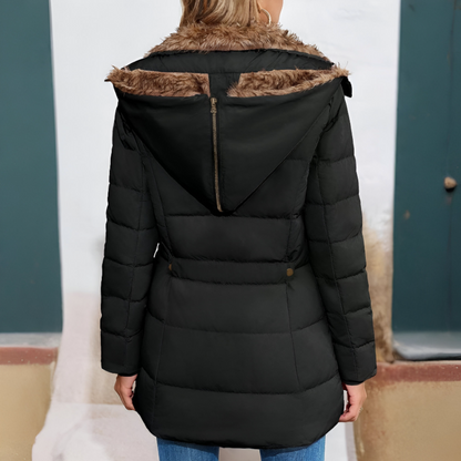 Women's Winter Coats Puffer Jacket Slim Fit Hooded Style 2