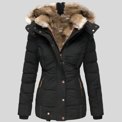 Women's Winter Coats Puffer Jacket Slim Fit Hooded Style 3