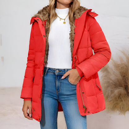 Women's Winter Coats Puffer Jacket Slim Fit Hooded Style 6