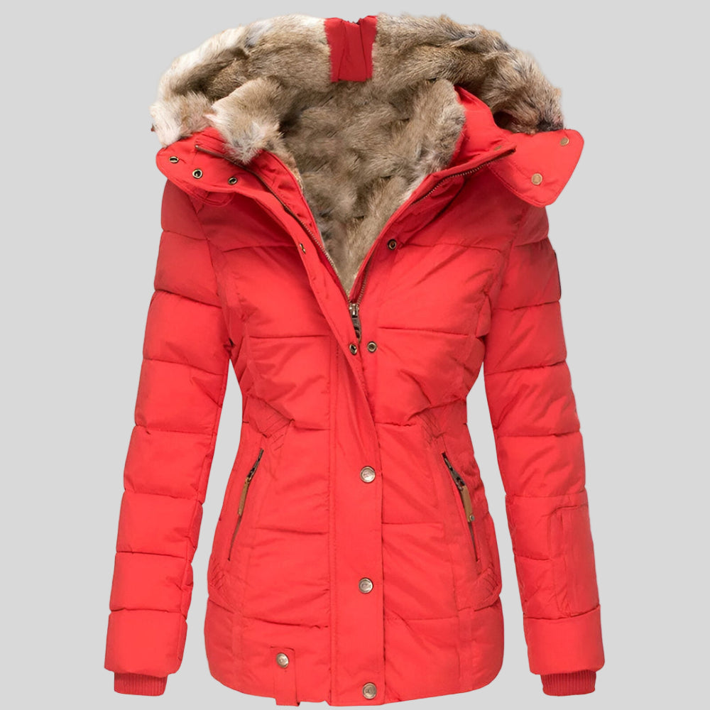 Women's Winter Coats Puffer Jacket Slim Fit Hooded Style 7