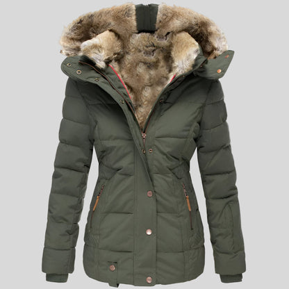 Women's Winter Coats Puffer Jacket Slim Fit Hooded Style 9
