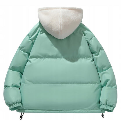 Women's Winter Jacket Padded Adjustable Hood Pockets 11