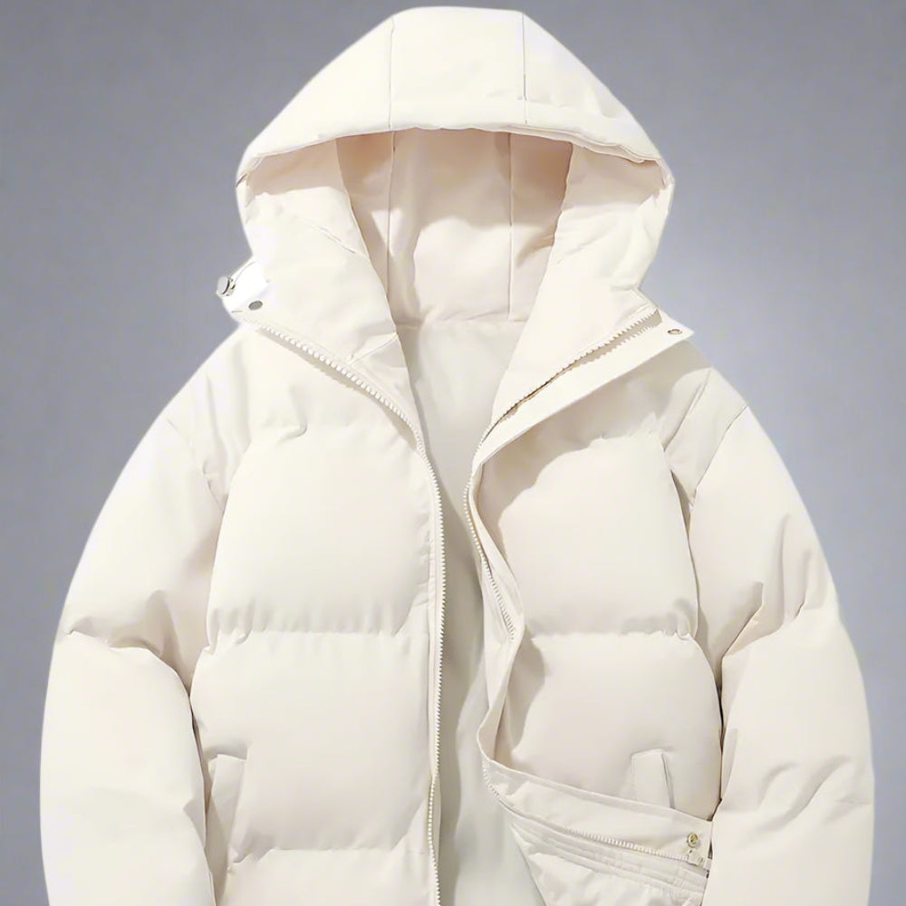 Warm Waterproof Hooded Winter Coat for Women - Image 3
