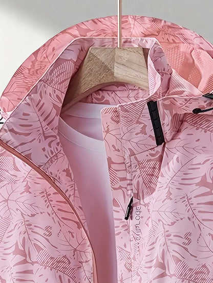 Women Waterproof Lightweight Jacket | Hooded Outdoor Windbreaker