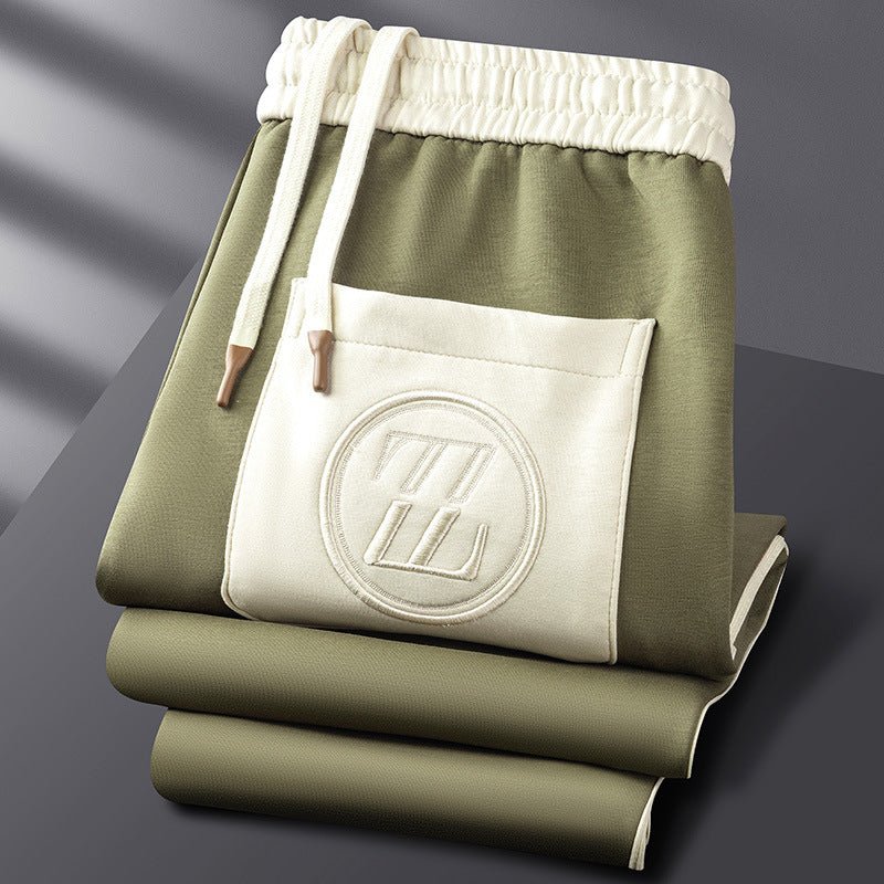 Men's Two Piece Athletic Pants And Top Set | Sporty Stripes