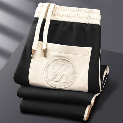 Men's Two Piece Athletic Pants And Top Set | Sporty Stripes