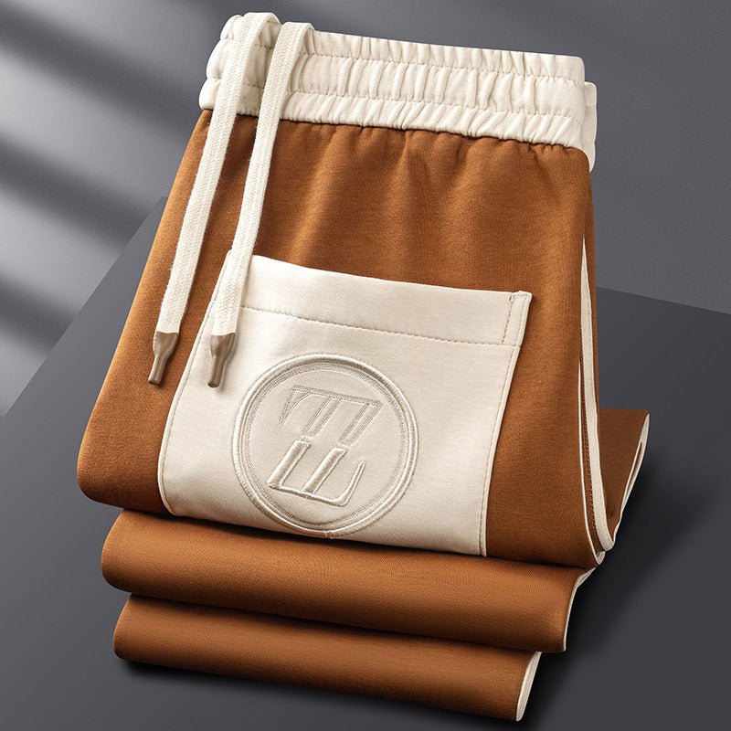 Men's Two Piece Athletic Pants And Top Set | Sporty Stripes