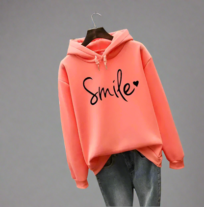 Aurora | Damen Lächeln-Kapuzenpulli - Image 3