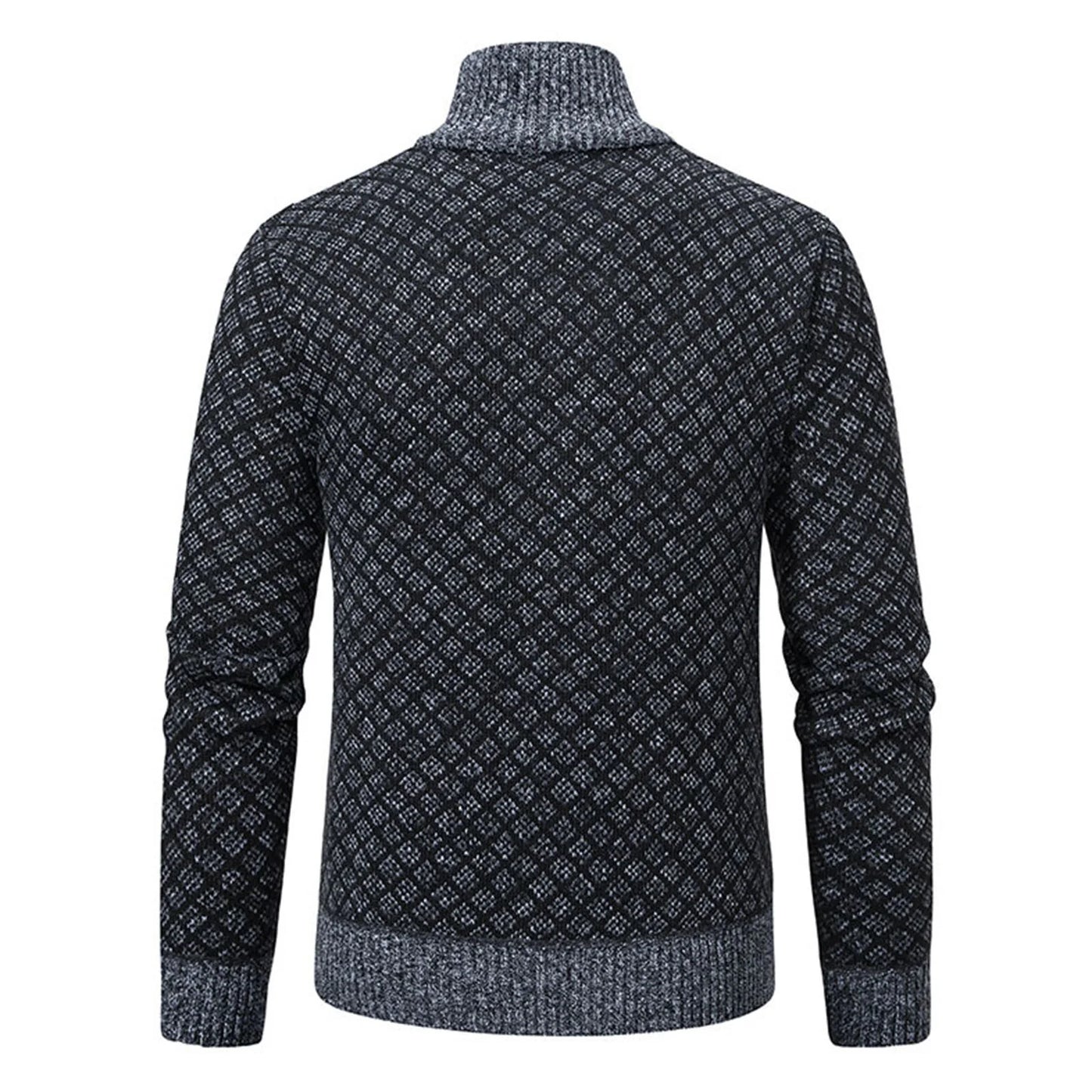 Men’s Smart Casual Full Zip Cardigan | Long Sleeve Knitwear