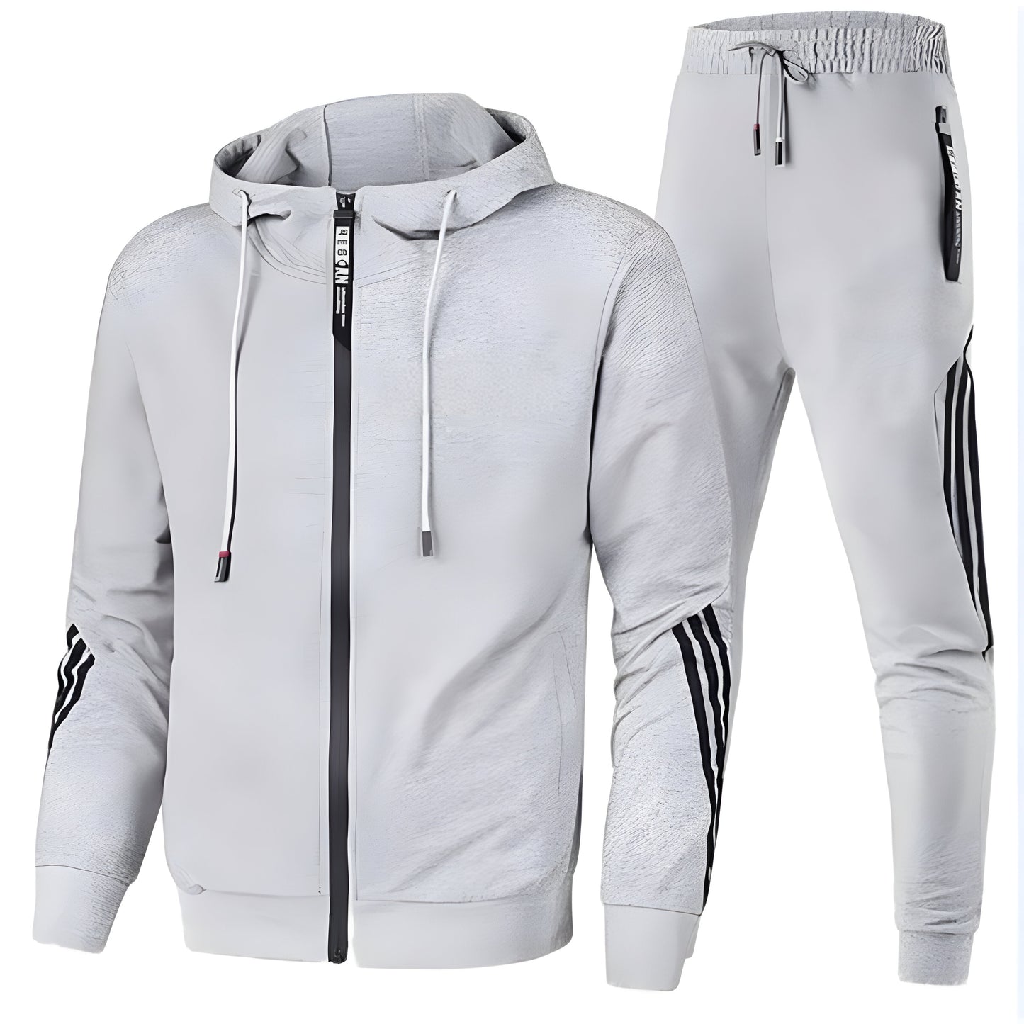 Men’s Slim Fit Tracksuit Set | Casual Zip Up Hoodie Joggers