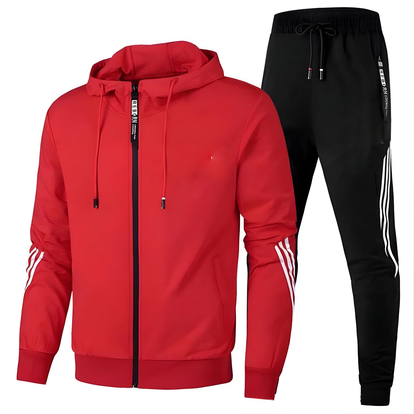 Men’s Slim Fit Tracksuit Set | Casual Zip Up Hoodie Joggers