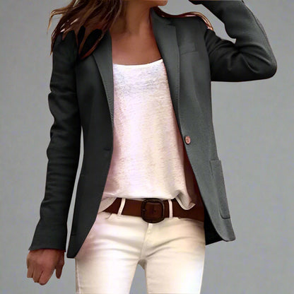 Women’s Casual Blazer | Long Sleeve Slim Fit Office Wear