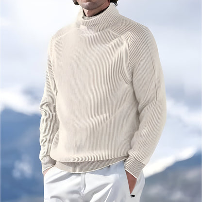 Men’s Warm Stylish Turtleneck Sweater | Long Sleeve Knitwear