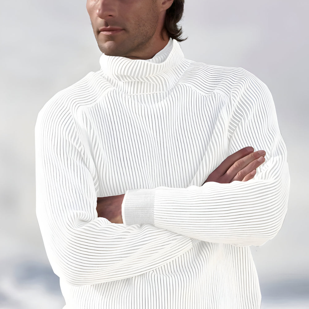 Men’s Warm Stylish Turtleneck Sweater | Long Sleeve Knitwear