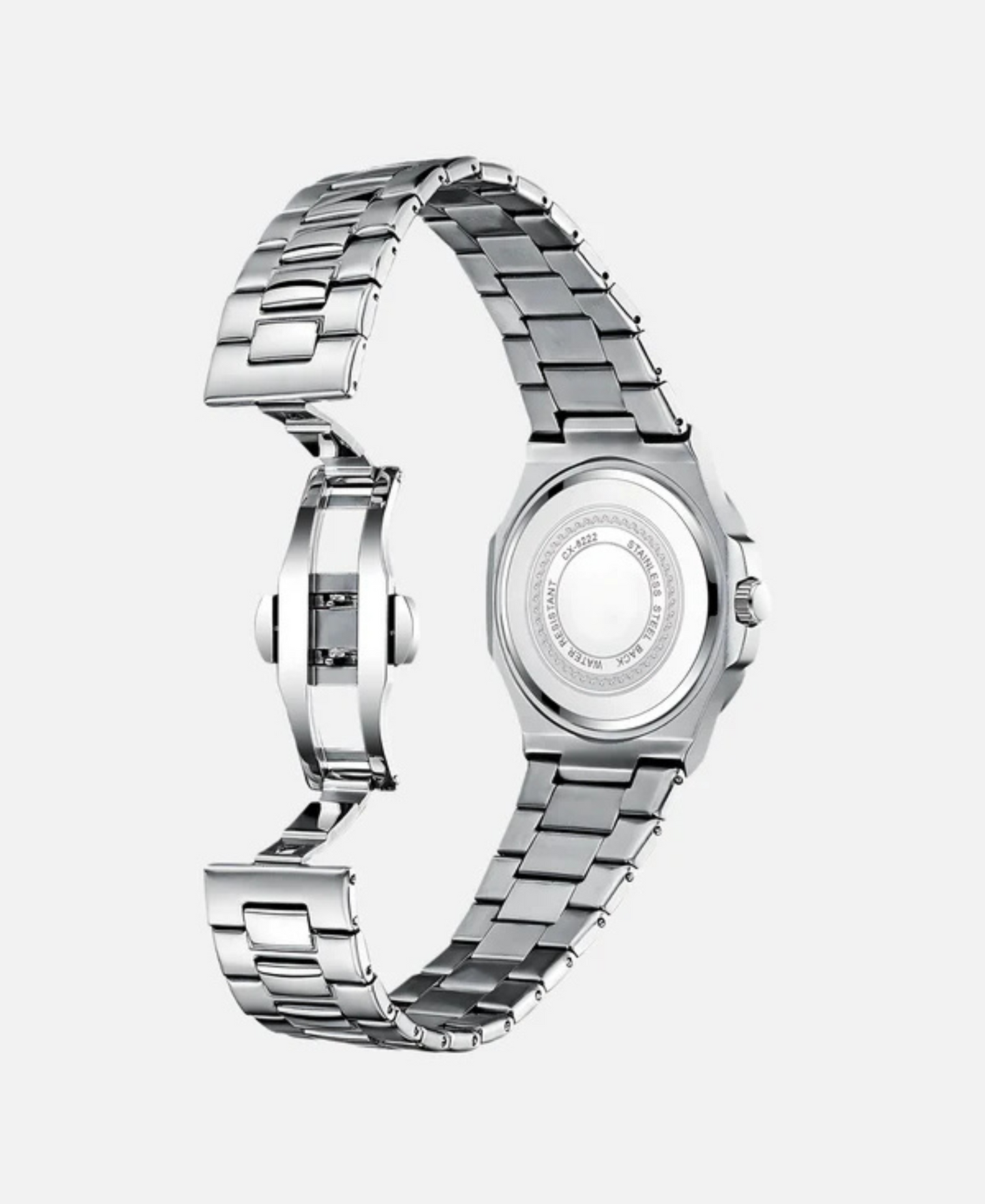 Men’s Watch Stainless Steel Designer Style | Quartz Date Display