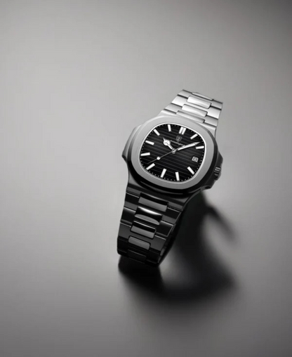 Men’s Watch Stainless Steel Designer Style | Quartz Date Display