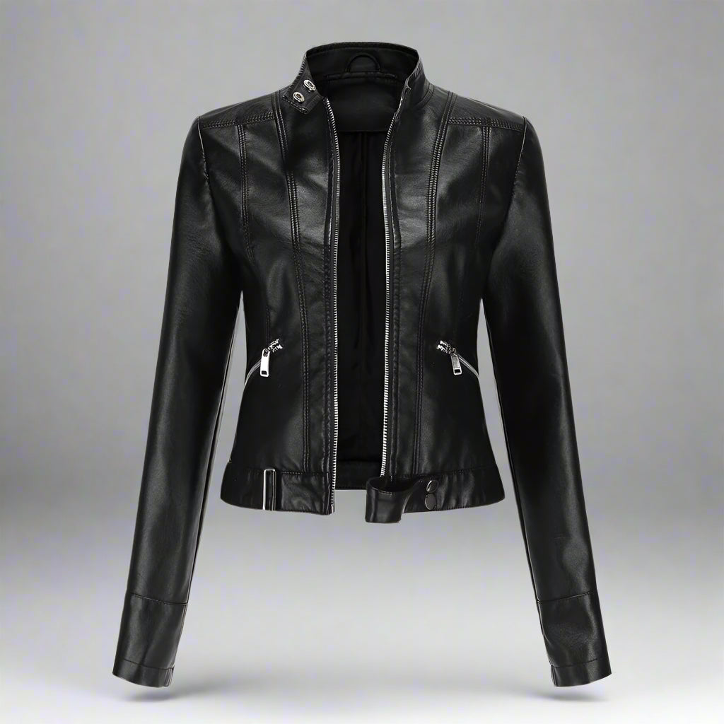 Elegante Lederjacke für Damen - Image 1