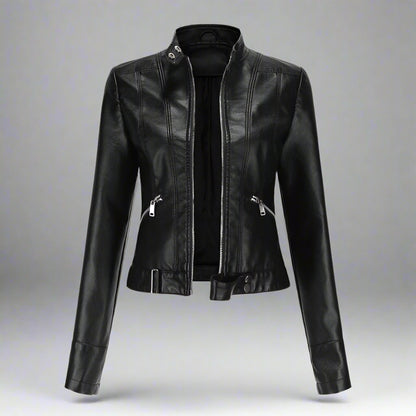 Elegante Lederjacke für Damen - Image 1