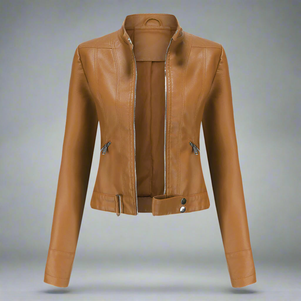 Elegante Lederjacke für Damen - Image 2