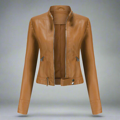 Elegante Lederjacke für Damen - Image 2