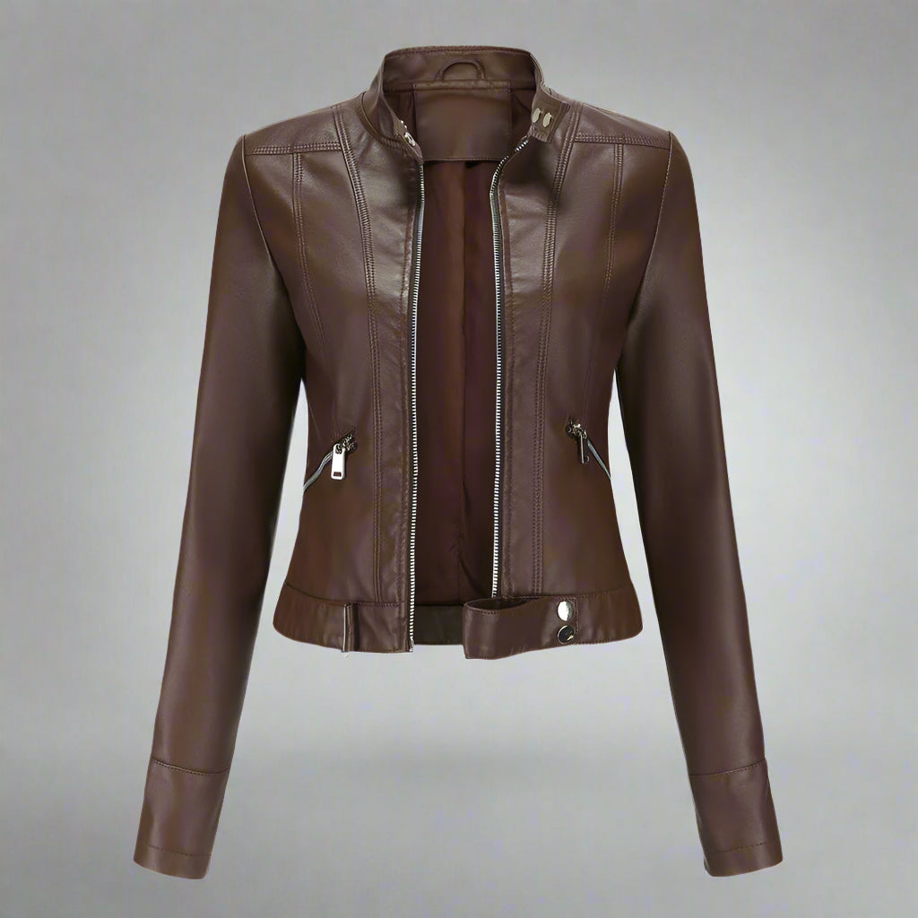 Elegante Lederjacke für Damen - Image 3