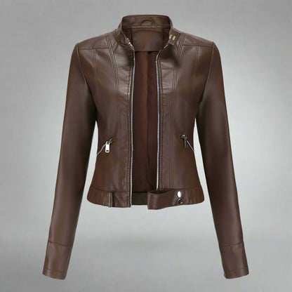 Elegante Lederjacke für Damen - Image 3