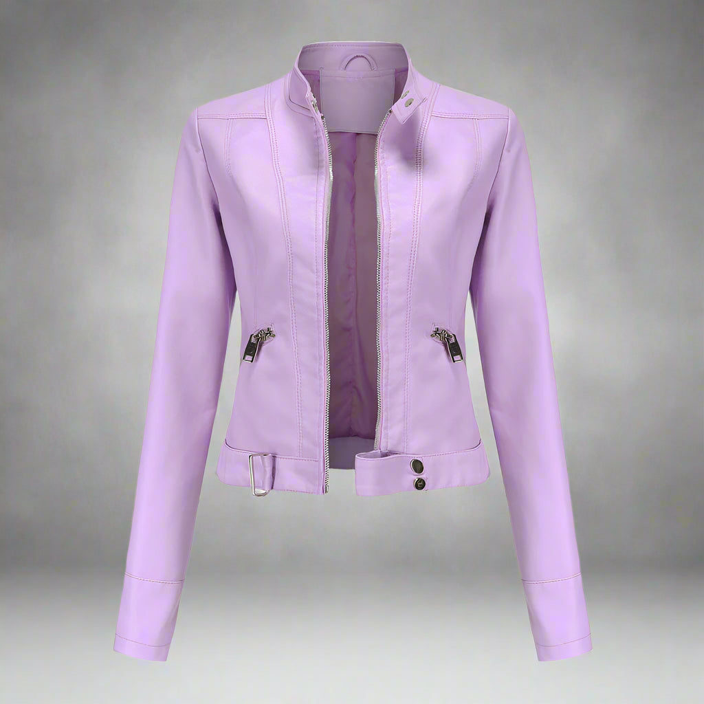 Elegante Lederjacke für Damen - Image 4