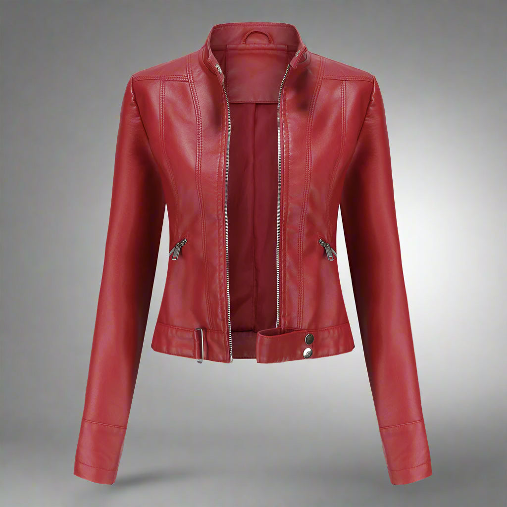 Elegante Lederjacke für Damen - Image 5