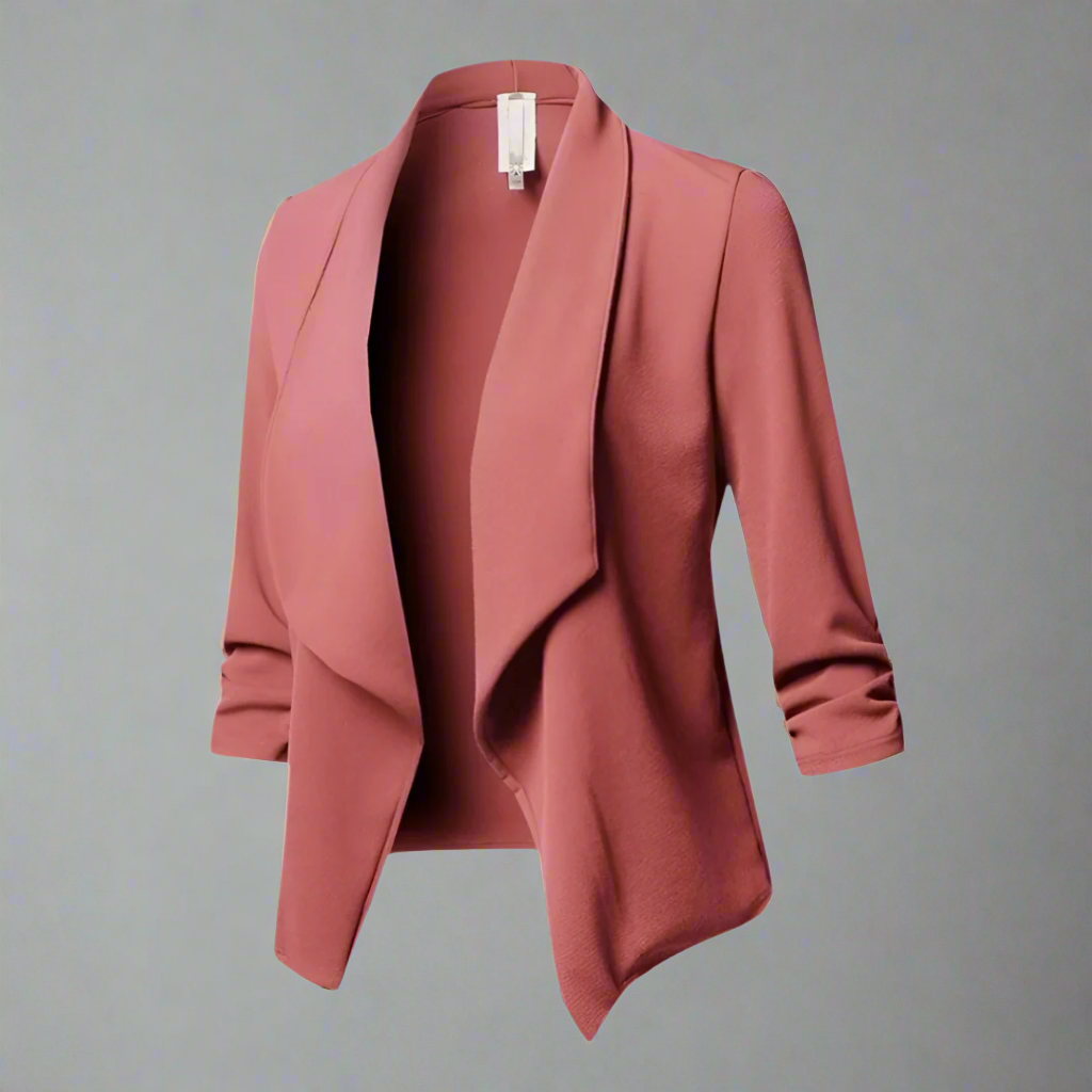 Eleganter Blazer Mit Langen Ärmeln Für Damen | Formal - Image 2