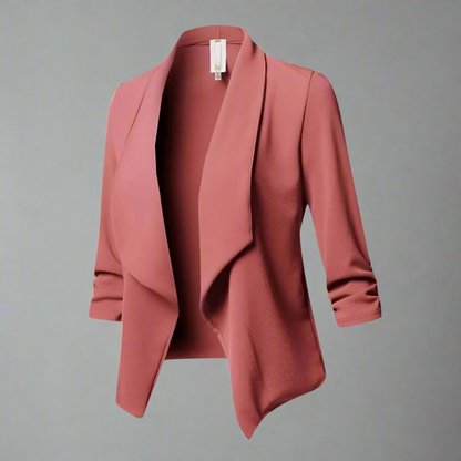 Eleganter Blazer Mit Langen Ärmeln Für Damen | Formal - Image 2
