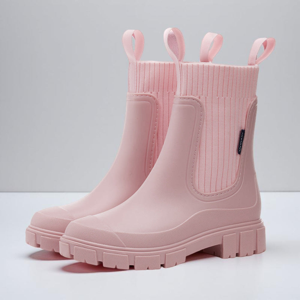 Women's Waterproof Chelsea Ankle Boots – Durable Slip-On Design