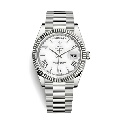 Men’s Classic Automatic Stainless Steel Watch | Day Date
