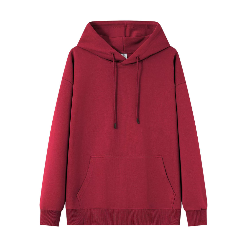 Men's Classic Pullover Hoodie - Long Sleeve Fleece