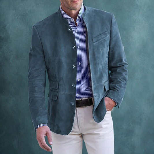 Men's Slim Fit Knit Cardigan Jacket | Long Casual Sweater