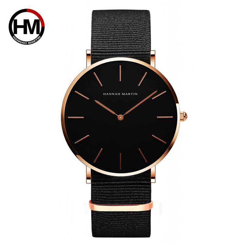 Men’s Minimalist Leather Strap Quartz Watch | Elegant Slim Design