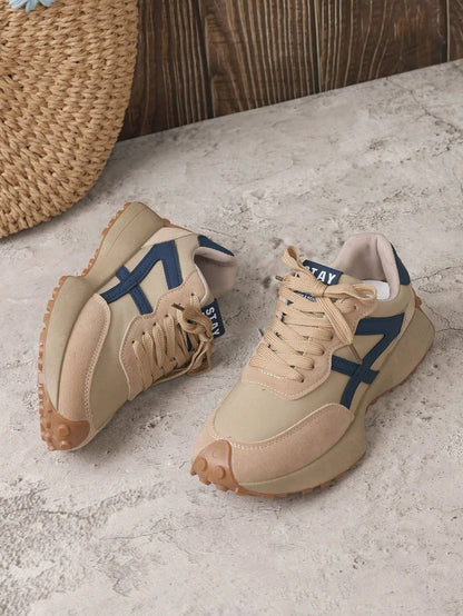 Women’s chunky sneakers | casual fashion trainers thick sole