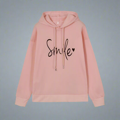Women Oversized Hoodie | Casual Long Sleeve Slogan Sweatshirt