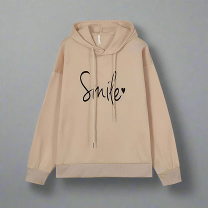 Women Oversized Hoodie | Casual Long Sleeve Slogan Sweatshirt