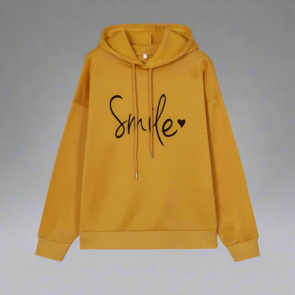 Women Oversized Hoodie | Casual Long Sleeve Slogan Sweatshirt