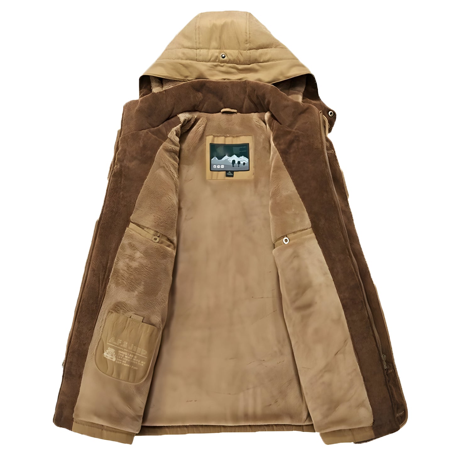 Men’s Winter Parka Jacket | Warm Hooded Fur Lined Coat