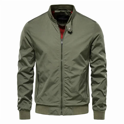 Men’s Lightweight Bomber Jacket | Casual Zip Up Flight Style