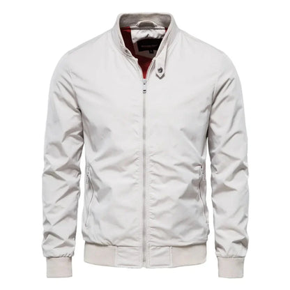 Men’s Lightweight Bomber Jacket | Casual Zip Up Flight Style