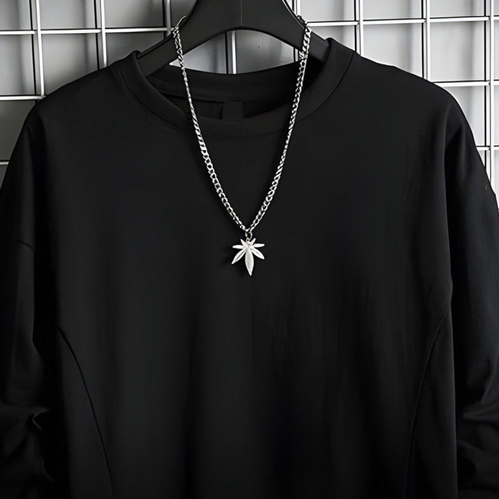 Oversized Crewneck Pullover Sweatshirt - Long Sleeve