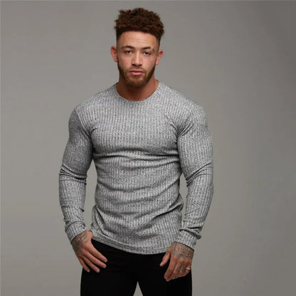 Men's Slim Fit Knit Sweater | Long Sleeve Jumper