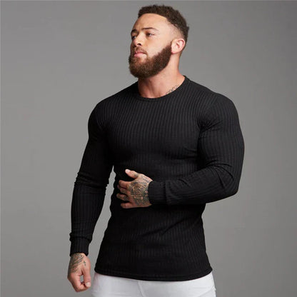 Men's Slim Fit Knit Sweater | Long Sleeve Jumper